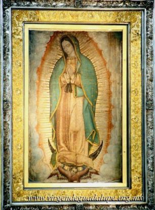 Imagen original de Nuestra Señora de Guadalupe en México