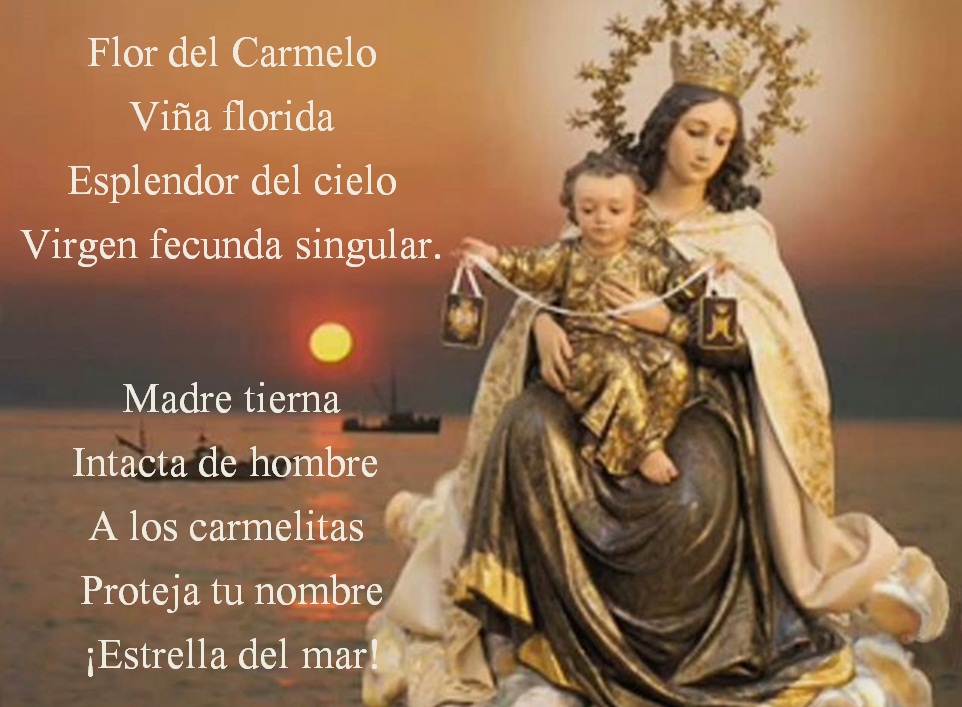 Nuestra Señora del Monte Carmelo. Estrella del mar. | Virgen ...